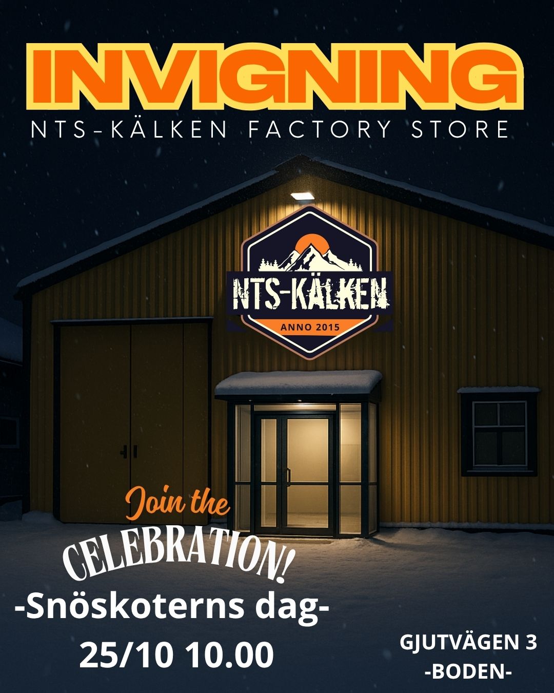 Invigning av NTS-KÄLKEN | Factory store